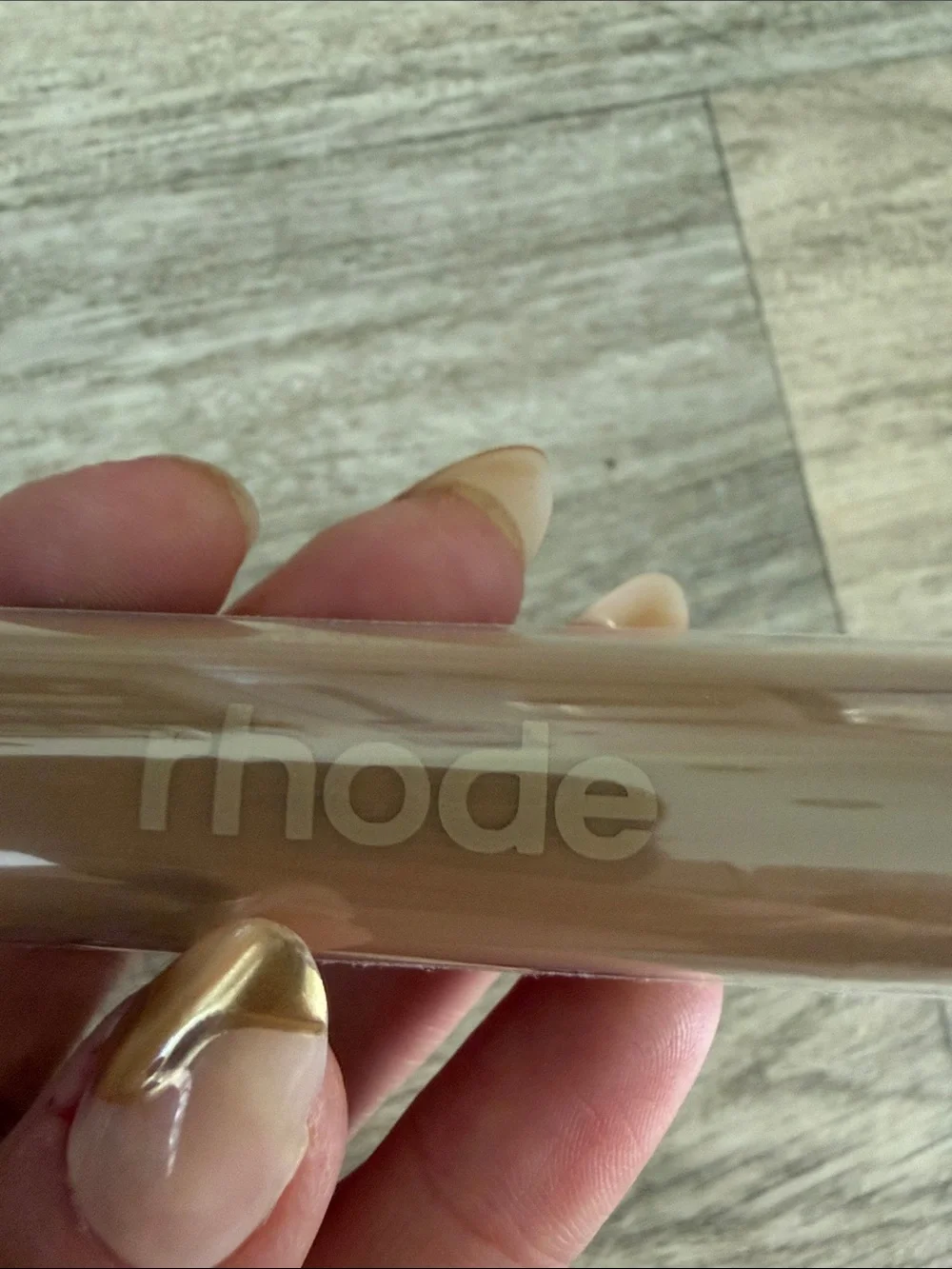 RHODE Double-Ended Pocket Brush in Warm Brown